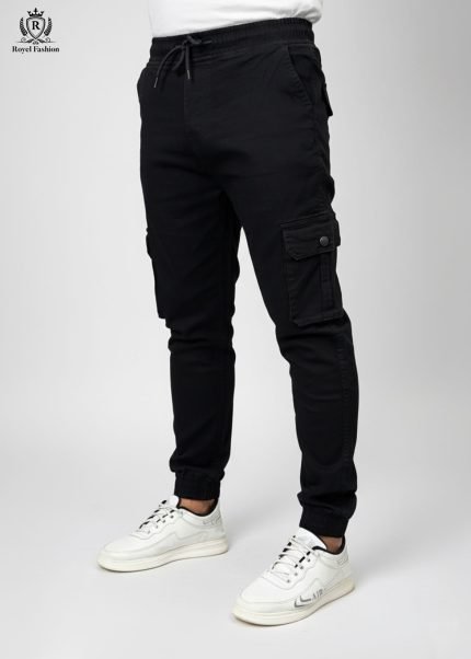 প্রিমিয়াম কোয়ালিটির এক্সপোর্ট কটন  ডেনিম স্টাইলিশ কার্গো জগার্স প্যান্ট